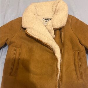 OshKosh B'gosh Tan Sherpa-Lined Jacket